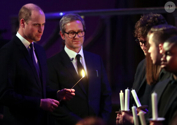 Le prince William, duc de Cambridge - Cérémonie de commémorations pour le 75ème anniversaire de la libération du camp de Auschwitz au Central Hall Westminster à Londres. Le 27 janvier 2020