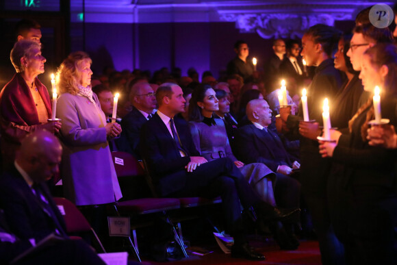 Le prince William, duc de Cambridge et Kate Catherine Middleton, duchesse de Cambridge - Cérémonie de commémorations pour le 75ème anniversaire de la libération du camp de Auschwitz au Central Hall Westminster à Londres. Le 27 janvier 2020