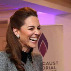 Kate Catherine Middleton, duchesse de Cambridge - Cérémonie de commémorations pour le 75ème anniversaire de la libération du camp de Auschwitz au Central Hall Westminster à Londres. Le 27 janvier 2020