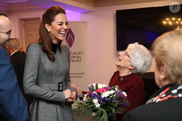 Kate Catherine Middleton, duchesse de Cambridge - Cérémonie de commémorations pour le 75ème anniversaire de la libération du camp de Auschwitz au Central Hall Westminster à Londres. Le 27 janvier 2020