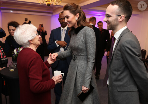 Kate Catherine Middleton, duchesse de Cambridge - Cérémonie de commémorations pour le 75ème anniversaire de la libération du camp de Auschwitz au Central Hall Westminster à Londres. Le 27 janvier 2020