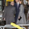 Le prince William, duc de Cambridge, et Kate Middleton, duchesse de Cambridge, quittent la commémoration des 75 ans de la libération du camp d'Auschwitz au "Westminster Central Hall" à Londres, le 27 janvier 2020.
