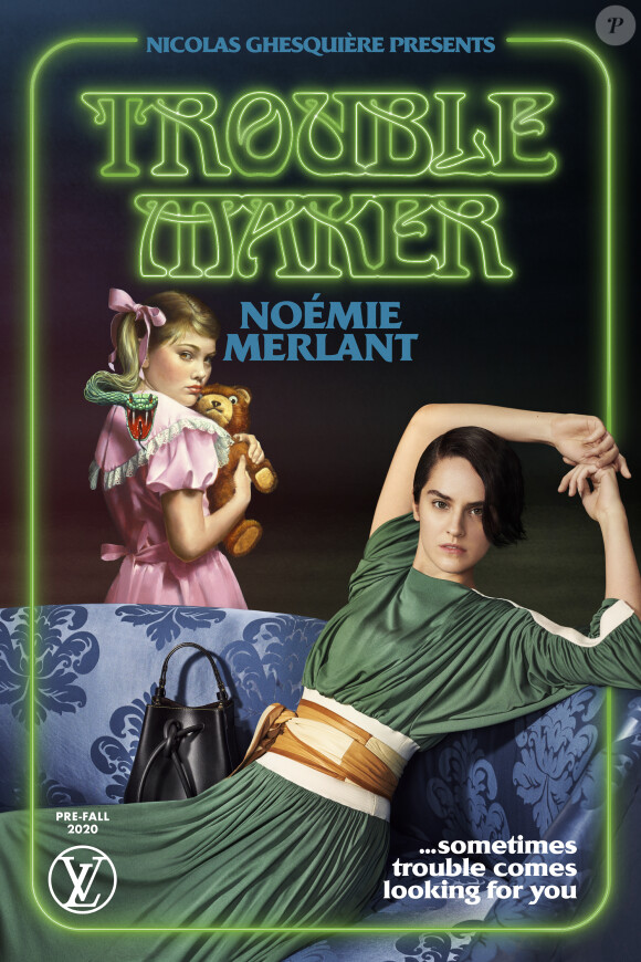 Noémie Merlant apparaît sur la campagne de la pré-collection automne 2020-2021 de Louis Vuitton. Photo par Collier Schorr.