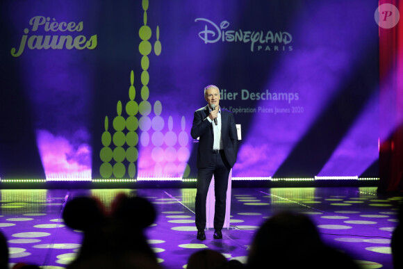 Didier Deschamps, parrain de l'Opération Pièces Jaunes 2020 - Disneyland Paris a accueilli 300 enfants hospitalisés avec la Fondation Hôpitaux de Paris – Hôpitaux de France à Marne-la-Vallée, France, le 29 janvier 2020. © Dominique Jacovides/Bestimage