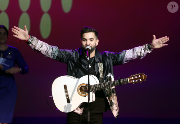 Kendji Girac - Disneyland Paris a accueilli 300 enfants hospitalisés avec la Fondation Hôpitaux de Paris – Hôpitaux de France à Marne-la-Vallée, France, le 29 janvier 2020. © Dominique Jacovides/Bestimage