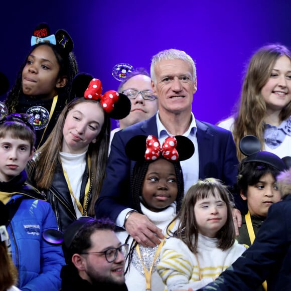 Didier Deschamps, parrain de l'Opération Pièces Jaunes 2020 - Disneyland Paris a accueilli 300 enfants hospitalisés avec la Fondation Hôpitaux de Paris – Hôpitaux de France à Marne-la-Vallée, France, le 29 janvier 2020. © Dominique Jacovides/Bestimage