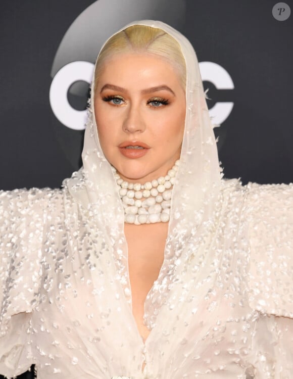 Christina Aguilera - People à la 47e soirée annuelle des American Music Awards au théâtre Microsoft à Los Angeles, le 24 novembre 2019.
