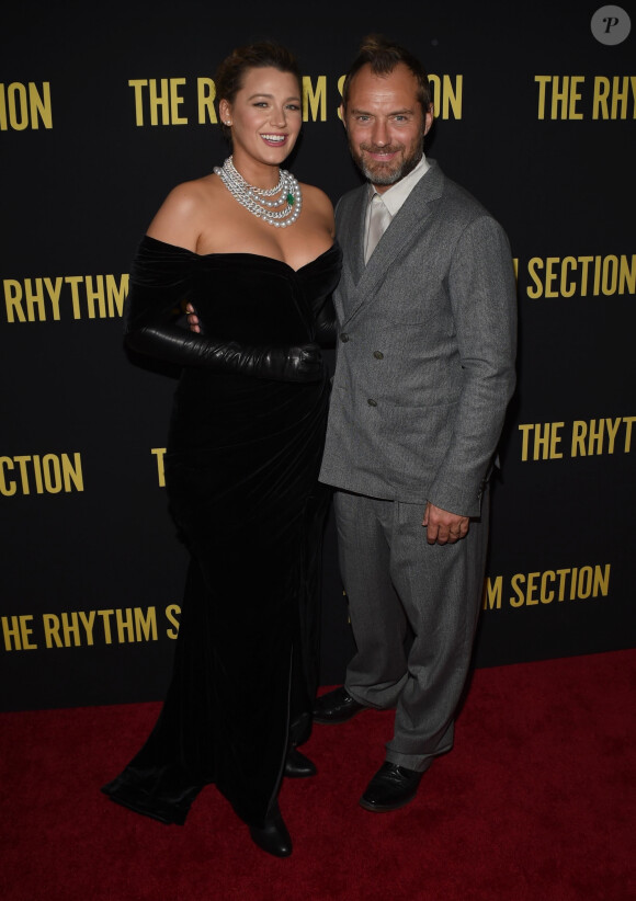 Blake Lively, Jude Law à la projection de The Rhythm Section au Brooklyn Academy of Music à New York, le 27 janvier 2020