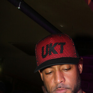 Exclusif - Le rappeur Booba en concert pour la promotion de son D.U.C Whisky au Hobo club à Paris, France, le 22 octobre 2017. © Phiilippe Baldini/Bestimage