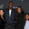 Kobe Bryant assiste en famille à la première de "Wrinkle in Time" à Los Angeles, le 26 février 2018