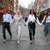 Nicole Scherzinger, Kimberly Wyatt, Ashley Roberts, Jessica Sutta et Carmit Bachar (The Pussycat Dolls) arrivent aux Global Radio studios de Londres. Le 31 janvier 2020. @Stephen Lock/i-Images/ABACAPRESS.COM
