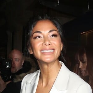 Nicole Scherzinger (du groupe Pussycat Dolls) à l'arrivée au restaurant "Bagatelle" à Londres, le 30 janvier 2020.