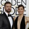 Justin Timberlake et Jessica Biel arrivent à la 74e cérémonie des Golden Globe Awards. Le 8 janvier 2017. @Hubert Boesl Photo: Hubert Boesl/