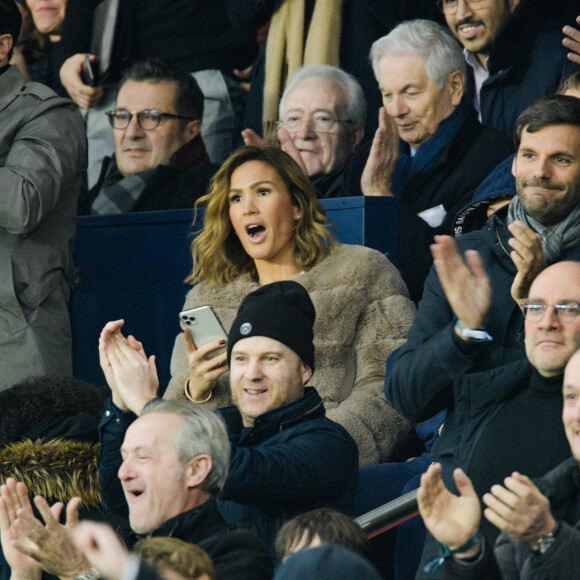 Vitaa assiste au match de Ligue 1 Conforama PSG 5-0 Montpellier au Parc des Princes à Paris le 1 février 2020 © Giancarlo Gorassini / Bestimage
