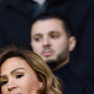 Vitaa dans les tribunes du match de Ligue 1 Conforama PSG 5-0 Montpellier au Parc des Princes à Paris le 1 février 2020 © Giancarlo Gorassini / Bestimage