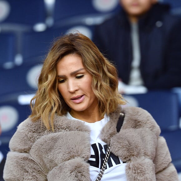 Vitaa assiste au match de Ligue 1 Conforama PSG 5-0 Montpellier au Parc des Princes à Paris le 1 février 2020 © Giancarlo Gorassini / Bestimage