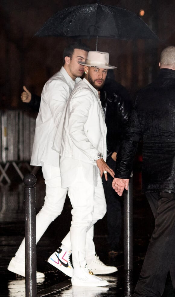 Neymar Jr. - Soirée d'anniversaire de Neymar Jr. "Nuit Blanche" à la discothèque le Yoyo à Paris, France, le 2 février 2020.