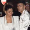 Leandro Paredes et sa femme Camila Victoria Galante - Soirée d'anniversaire de Neymar Jr. "Nuit Blanche" à la discothèque le Yoyo à Paris, France, le 2 février 2020.