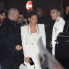 Leandro Paredes et sa femme Camila Victoria Galante - Soirée d'anniversaire de Neymar Jr. "Nuit Blanche" à la discothèque le Yoyo à Paris, France, le 2 février 2020.
