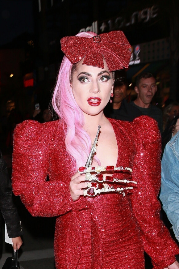 Lady Gaga arrive à l'évènement éphémère Haus Labs Makeup à The Grove, Los Angeles, le 5 décembre 2019