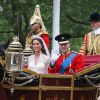 Le prince William et Kate Middleton lors de leur mariage à Londres en 2011.