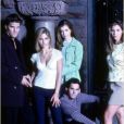  Sarah Michelle Gellar, Alyson Hannigan, Nicholas Brendon, David Boreanaz et Charisma Carpenter - Le casting de "Buffy contre les vampires" en 1998. 