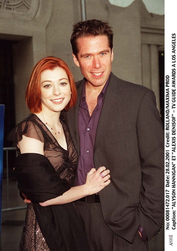 Alyson Hannigan et Alexis Denisof - TV Guide Awards à Los Angeles. Le 28 février 2001.