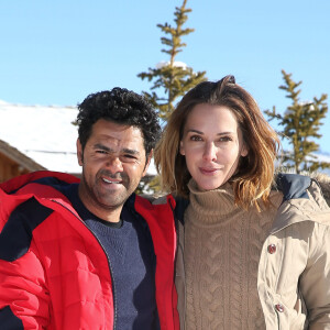 Jamel Debbouze et Mélissa Theuriau au 20ème festival du film de comédie de l'Alpe d'Huez le 20 janvier 2017.