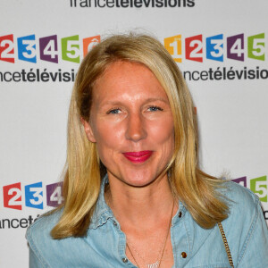 Agathe Lecaron lors du photocall de la présentation de la nouvelle dynamique 2017-2018 de France Télévisions. Paris, le 5 juillet 2017. © Guirec Coadic/Bestimage