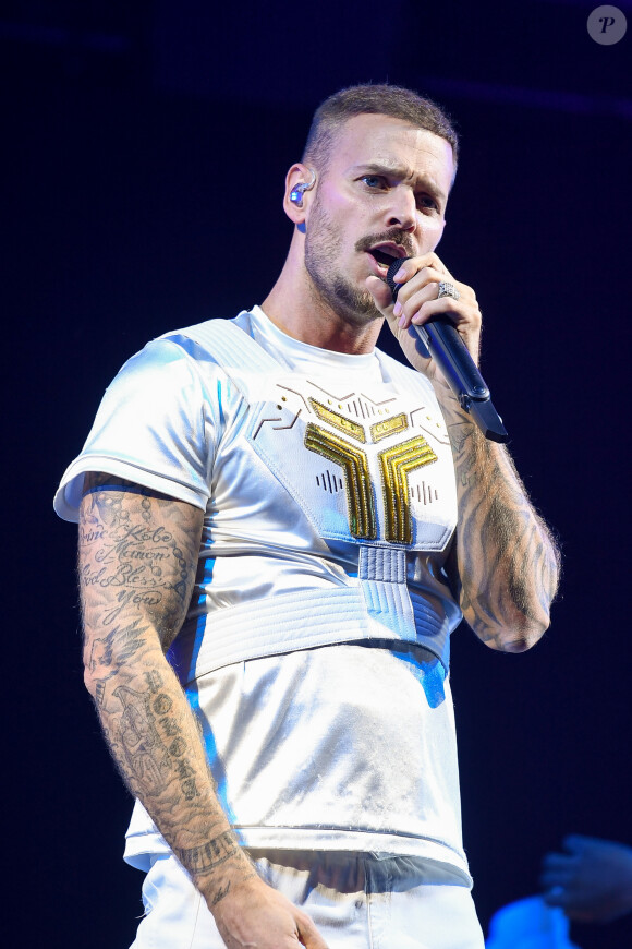 M Pokora en concert au Palais Nikaia à Nice dans le cadre de sa tournée Pyramide Tour le 15 novembre 2019. © Lionel Urman / Bestimage