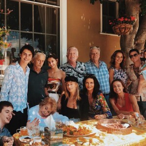 Dernières photos de famille de Kirk Douglas, le 19 août 2019.