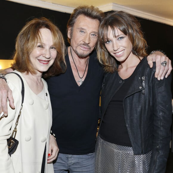 Exclusif - Nathalie Baye et Laura Smet - People au concert de Johnny Hallyday au POPB de Bercy à Paris - Jour 2. Le 15 juin 2013