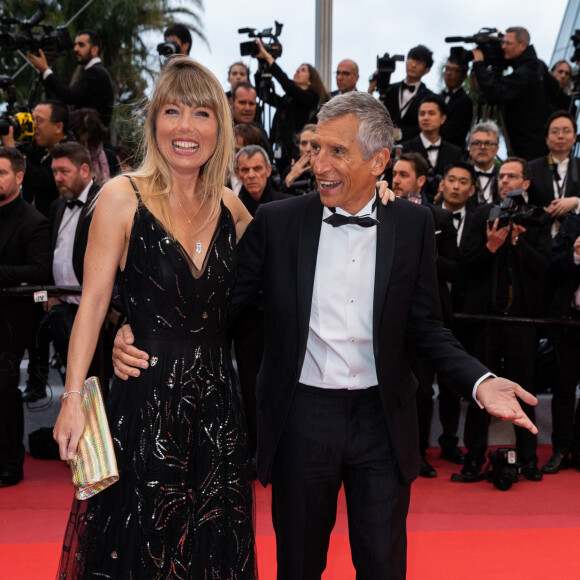 Nagui et sa femme Mélanie Page - Montée des marches du film "Douleur et Gloire" lors du 72ème Festival International du Film de Cannes. Le 17 mai 2019 © Borde / Bestimage