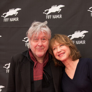 Arno et Nathalie Baye, partenaires dans le film Préjudice, lors de l'ouverture du 30e Festival International du Film francophone à Namur, le 2 octobre 2015.
