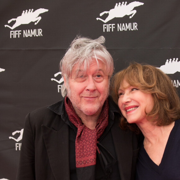 Arno et Nathalie Baye, partenaires dans le film Préjudice, lors de l'ouverture du 30e Festival International du Film francophone à Namur, le 2 octobre 2015.