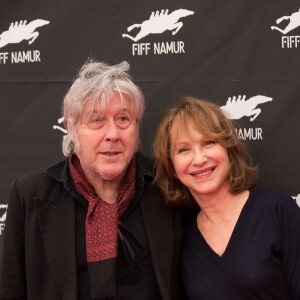Arno et Nathalie Baye, partenaires dans le film Préjudice, lors de l'ouverture du 30e Festival International du Film francophone à Namur, le 2 octobre 2015.