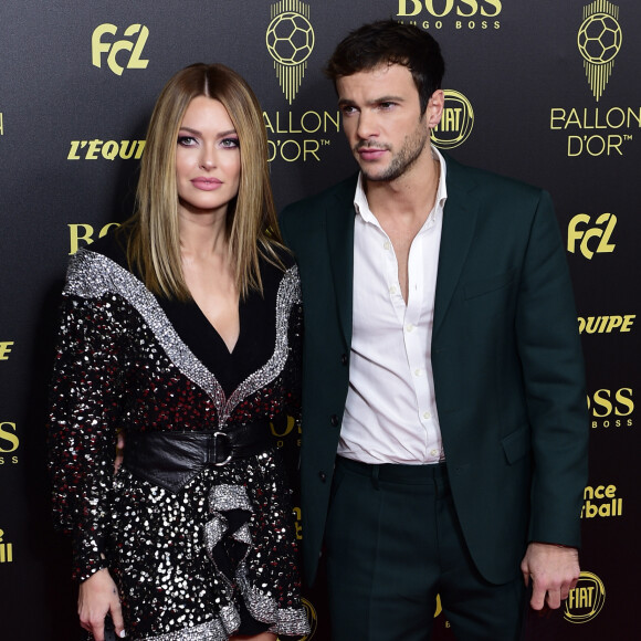 Caroline Receveur et son compagnon Hugo Philip - Cérémonie du Ballon d'Or 2019 à Paris le 2 décembre 2019. © JB Autissier/Panoramic/Bestimage