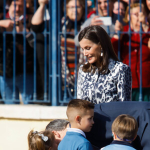 La reine Letizia d'Espagne et le roi Felipe VI sont en visite à Écija en Andalousie le 6 février 2020.  Queen Letizia, Visit to Écija, Andalusia, Spain, February 6th, 2020.06/02/2020 - 