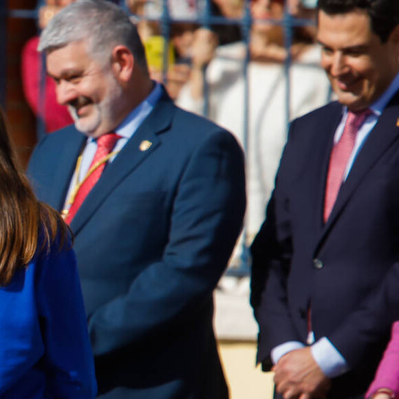 La reine Letizia d'Espagne et le roi Felipe VI sont en visite à Écija en Andalousie le 6 février 2020.  King Felipe, Queen Letizia, Visit to Écija, Andalusia, Spain, February 6th, 2020.06/02/2020 - 