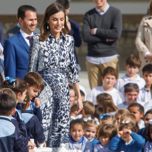 La reine Letizia d'Espagne et le roi Felipe VI sont en visite à Écija en Andalousie le 6 février 2020.  Queen Letizia, Visit to Écija, Andalusia, Spain, February 6th, 2020.06/02/2020 - 