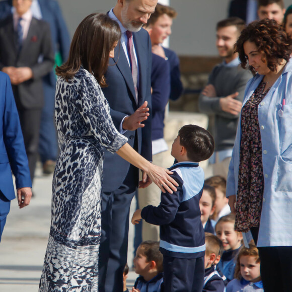 La reine Letizia d'Espagne et le roi Felipe VI sont en visite à Écija en Andalousie le 6 février 2020.  King Felipe, Queen Letizia, Visit to Écija, Andalusia, Spain, February 6th, 2020.06/02/2020 - 