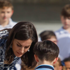 La reine Letizia d'Espagne et le roi Felipe VI sont en visite à Écija en Andalousie le 6 février 2020.  Queen Letizia, Visit to Écija, Andalusia, Spain, February 6th, 2020.06/02/2020 - 