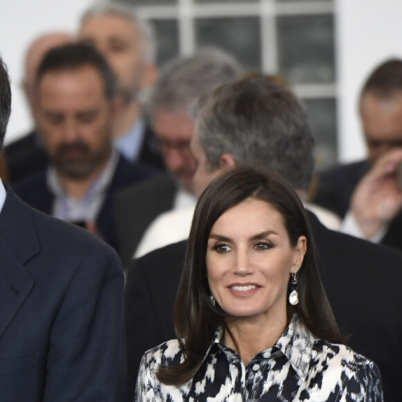 Le roi Felipe VI d'Espagne et la reine Letizia en visite à la fondation "Escuelas Profesionales Sagrada Familia-Fundacion Penaflor" à Ecija, Andalousie le 6 février 2020.  King Felipe VI and Queen Letizia visit 'Escuelas Profesionales Sagrada Familia-Fundacion Penaflor' . Ecija, Seville - February 6, 2020.06/02/2020 - Ecija