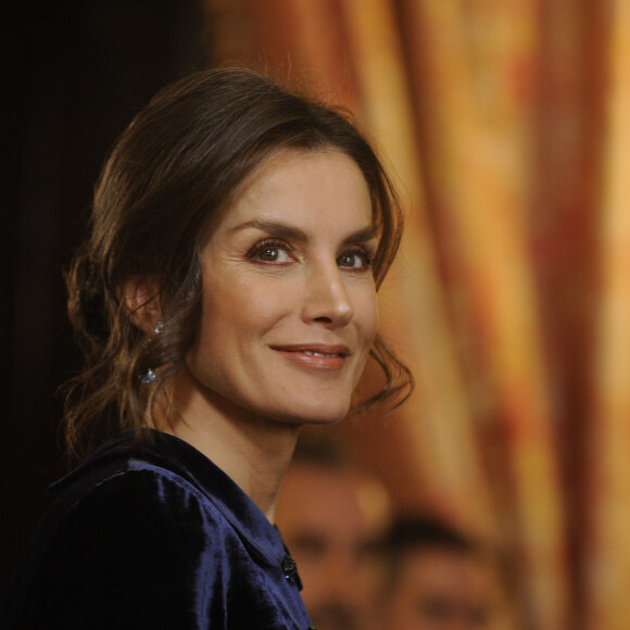 Le roi Felipe VI et la reine Letizia d'Espagne donnent une réception pour le corps diplomatique au palais royal à Madrid le 5 février 2020.  Madrid, Spain-February 05: King Felipe and Queen Letizia Receive Foreign Ambassadors at the Royal Palace in Madrid, Spain on February 05, 2020.05/02/2020 - Madrid