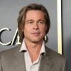 Brad Pitt lors du photocall de la 92e édition du déjeuner des nominés aux Oscars au Ray Dolby Ballroom à Los Angeles. Le 27 janvier 2020.