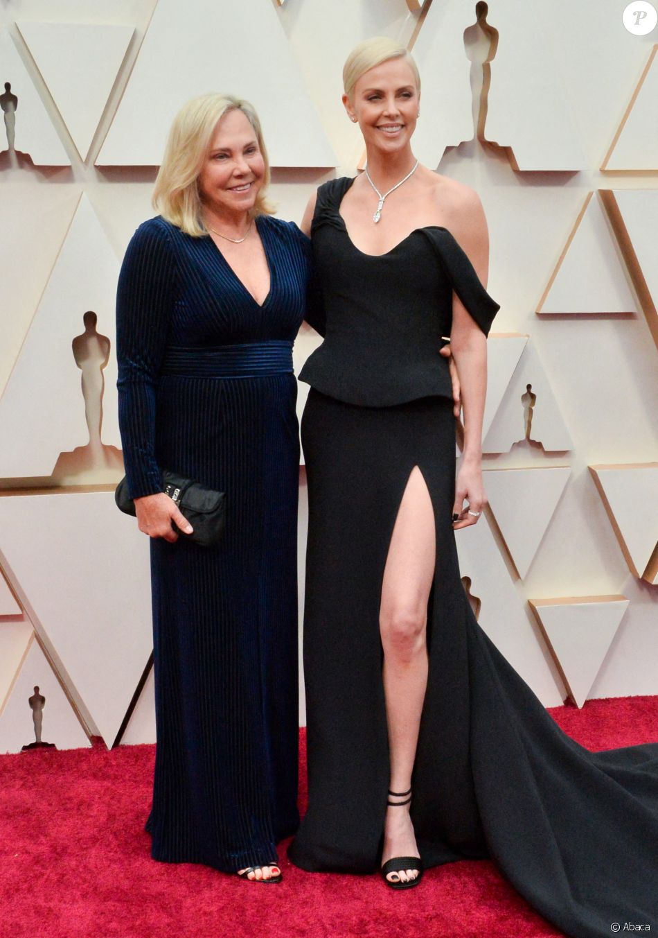 Gerda Jacoba Aletta Maritz et Charlize Theron lors du ...
