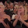 Charlize Theron et Margot Robbie assistent à la 92ème cérémonie des Oscars au Dolby Theatre. Los Angeles, le 9 février 2020.