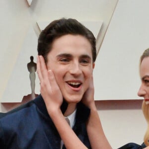 Timothée Chalamet et Margot Robbie assistent à la 92e édition des Oscars au Dolby Theatre. Hollywood, Los Angeles, le 9 février 2020.