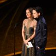 Natalie Portman et Timothée Chalamet assistent à la 92e édition des Oscars au Dolby Theatre. Hollywood, Los Angeles, le 9 février 2020.