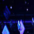 Idina Menzel interprète la chanson "Into The Unknown" extraite de la bande originale du film "La Reine des neiges II" à la 92e édition des Oscars au Dolby Theatre. Hollywood, Los Angeles, le 9 février 2020.
